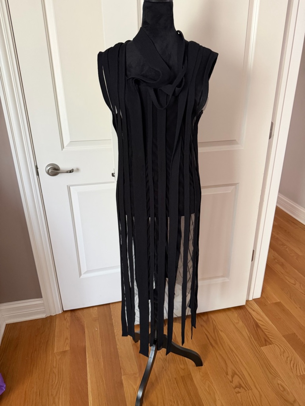 Chic  Black Fringe Dress